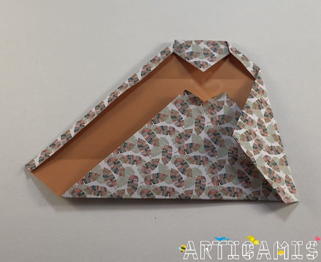 Step 12: Fold over the fold from step 9.